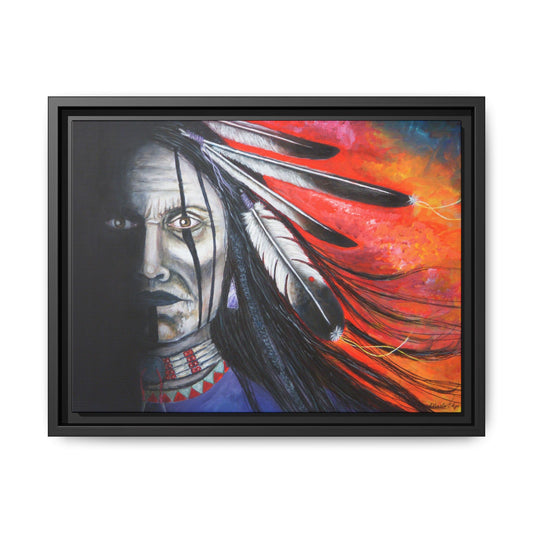"Spirit Warrior" Artwork by Marla Skye Canvas Print